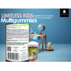 LIMITLESS KIDS MULTIGUMMIES DIETARY SUPPLEMENT FOR KIDS HEALTHY GROWTH & DEVELOPMENT 90 MANGO FLAVOR GUMMIES